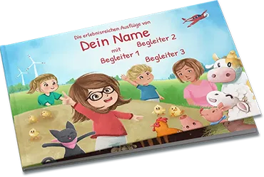 personalisiertes Kinderbuch von FancyBooks die erlebnisreichen Ausflüge von Deinem Kind